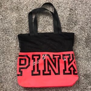 PINK tote bag